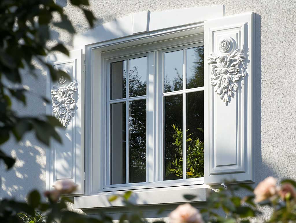 6 Styles De D co Fen tre Ext rieur Avec Stuc Blanc Et Motifs Classiques 6 Styles De D co Fen tre Ext rieur Avec Stuc Blanc Et Motifs Classiques