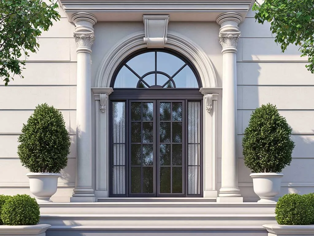Façade KS 04 Profilé extérieur en stuc décoratif pour façades 2 m